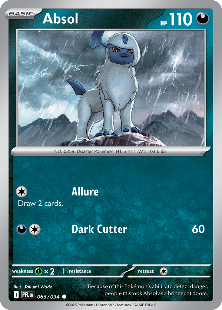 Absol — illustrated card