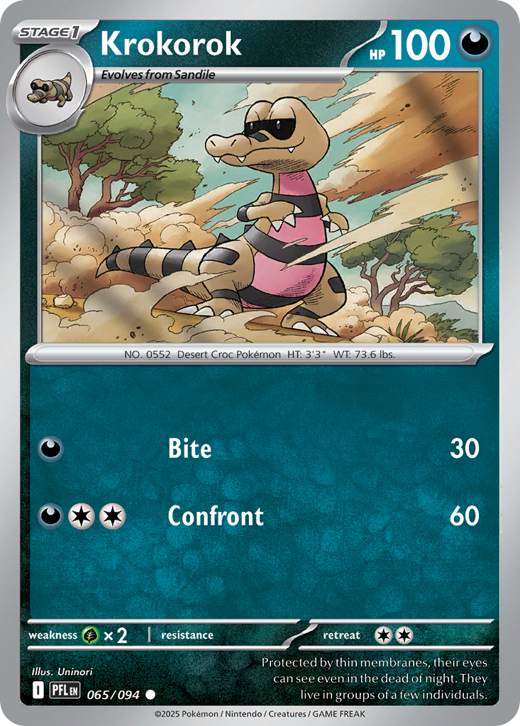 Krokorok — illustrated card