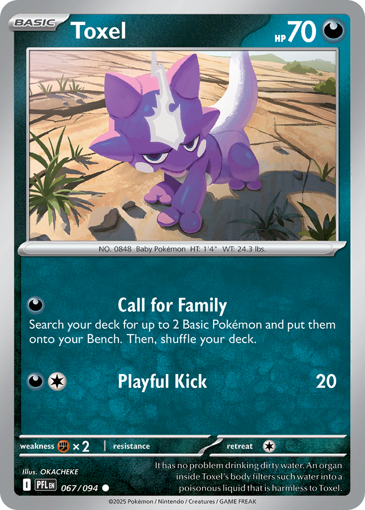 Toxel — illustrated card