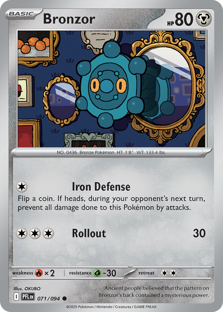 Bronzor — illustrated card