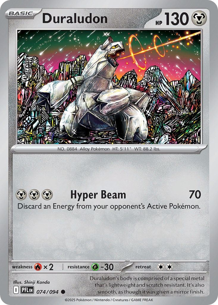 Duraludon — illustrated card