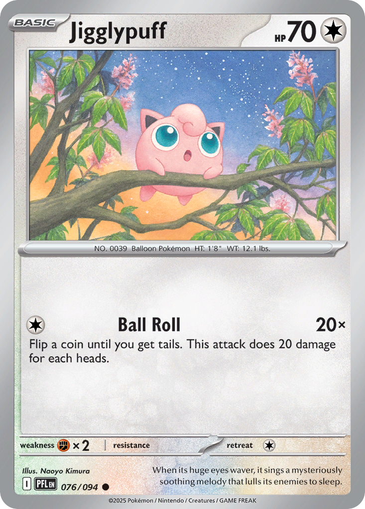 Jigglypuff — illustrated card