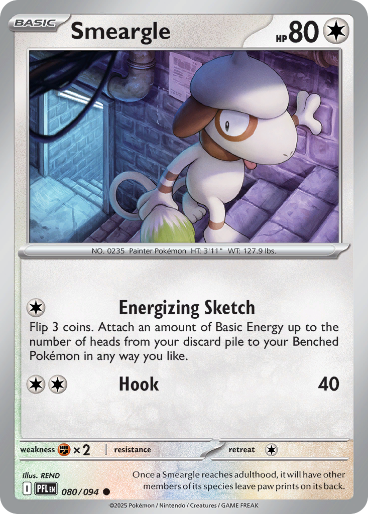 Smeargle — illustrated card