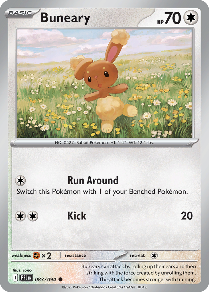 Buneary — illustrated card