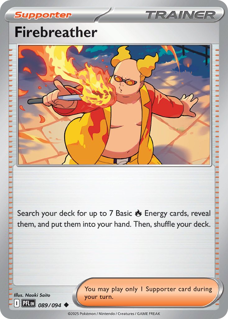 Firebreather — illustrated card