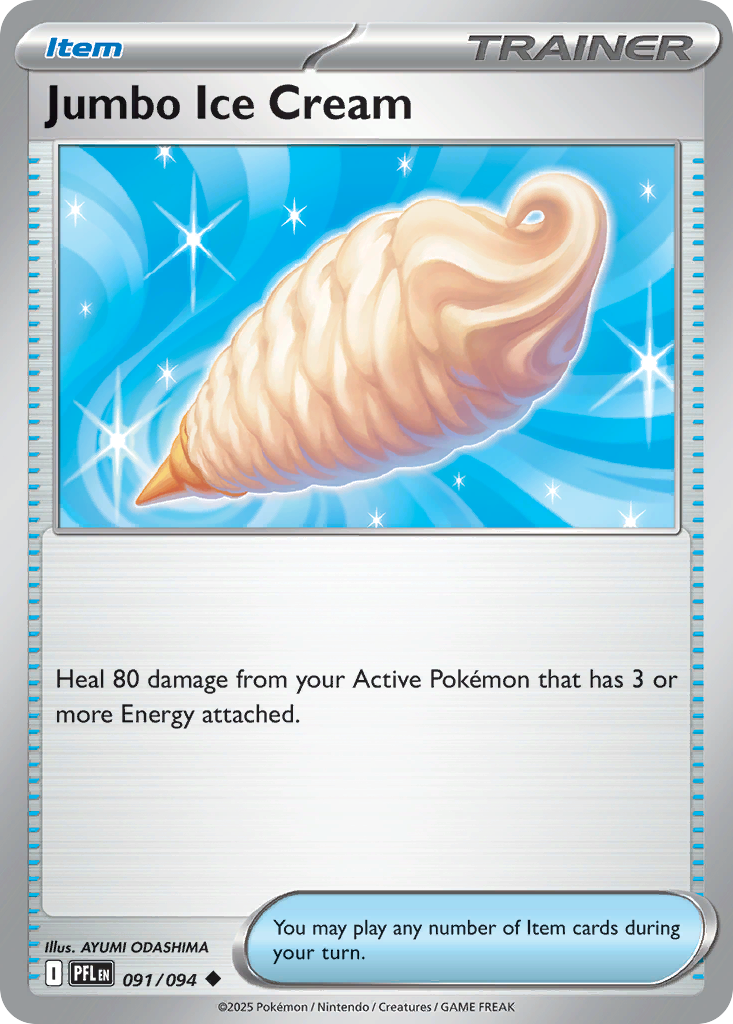 Jumbo Ice Cream — illustrated card