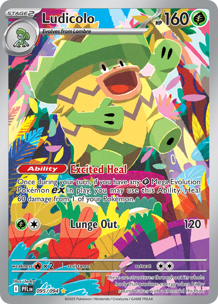 Ludicolo — illustrated card