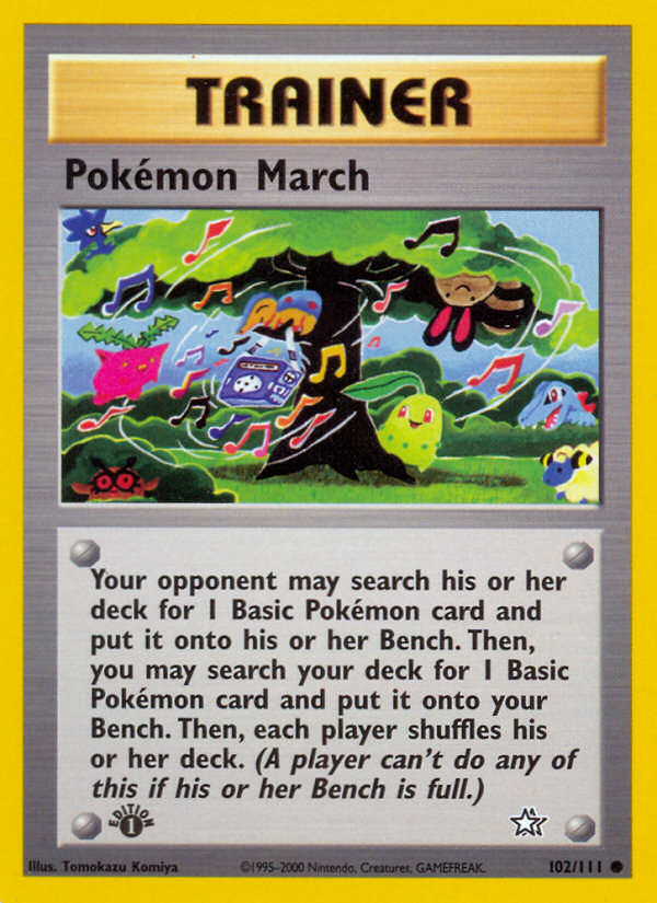 Pokémon March — illustrated card
