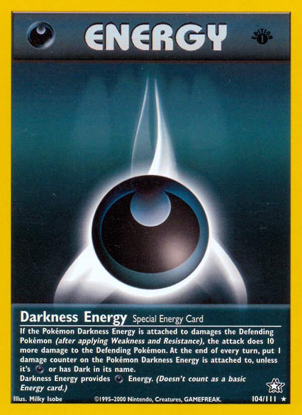 Darkness Energy — illustrated card