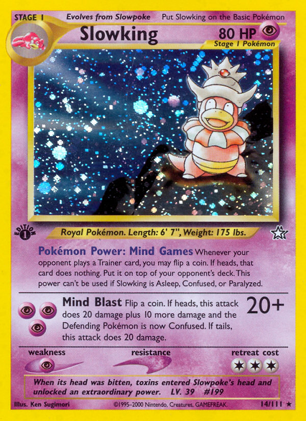 Slowking — illustrated card