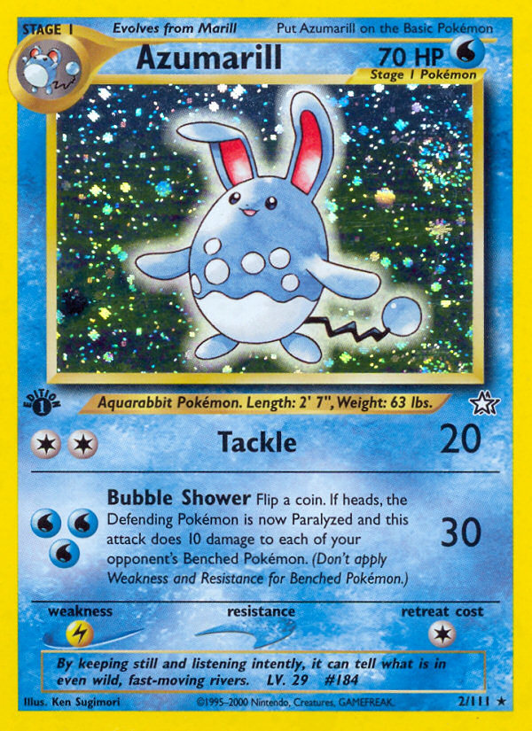 Azumarill — illustrated card