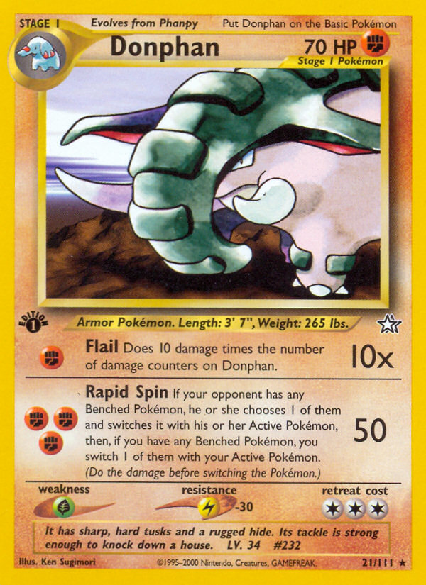 Donphan — illustrated card