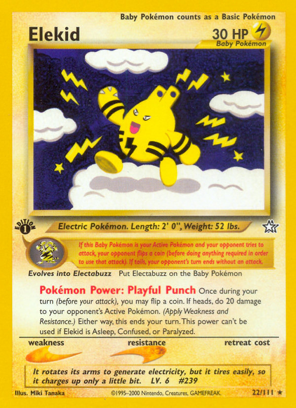 Elekid — illustrated card