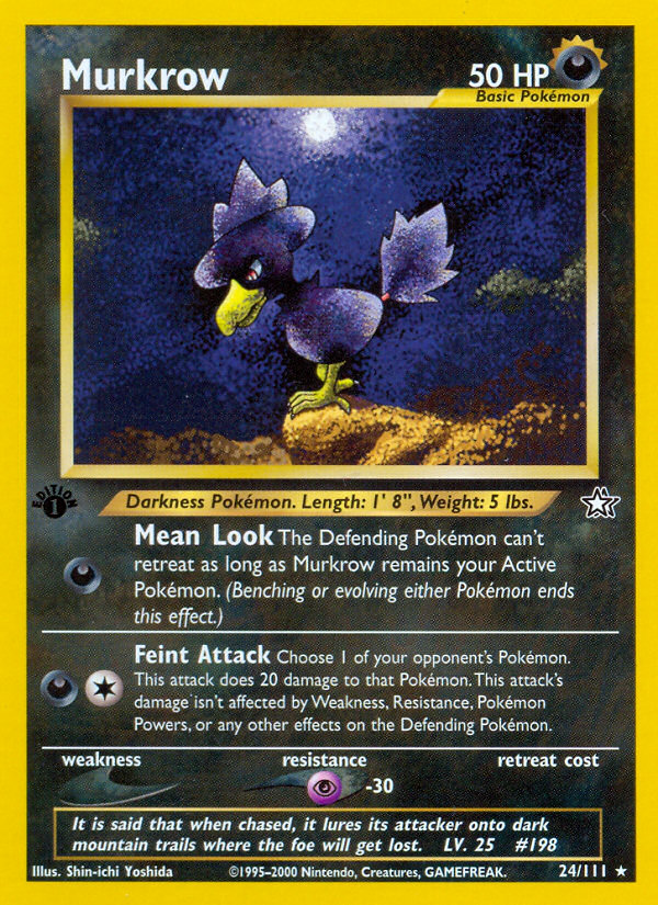 Murkrow — illustrated card