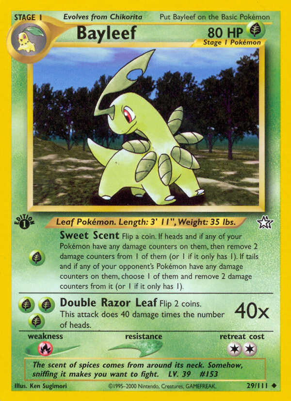 Bayleef — illustrated card