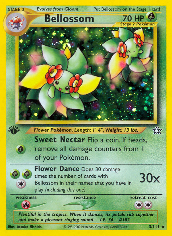 Bellossom — illustrated card