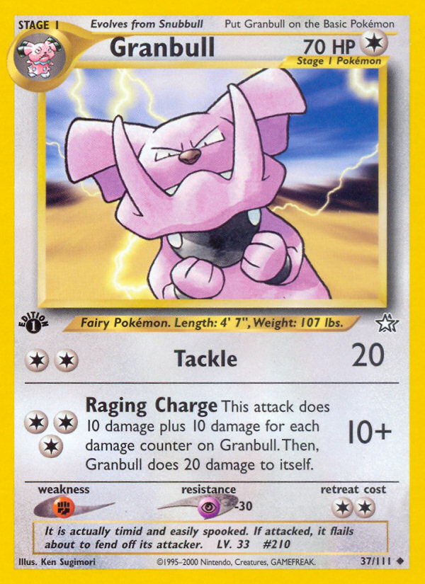 Granbull — illustrated card