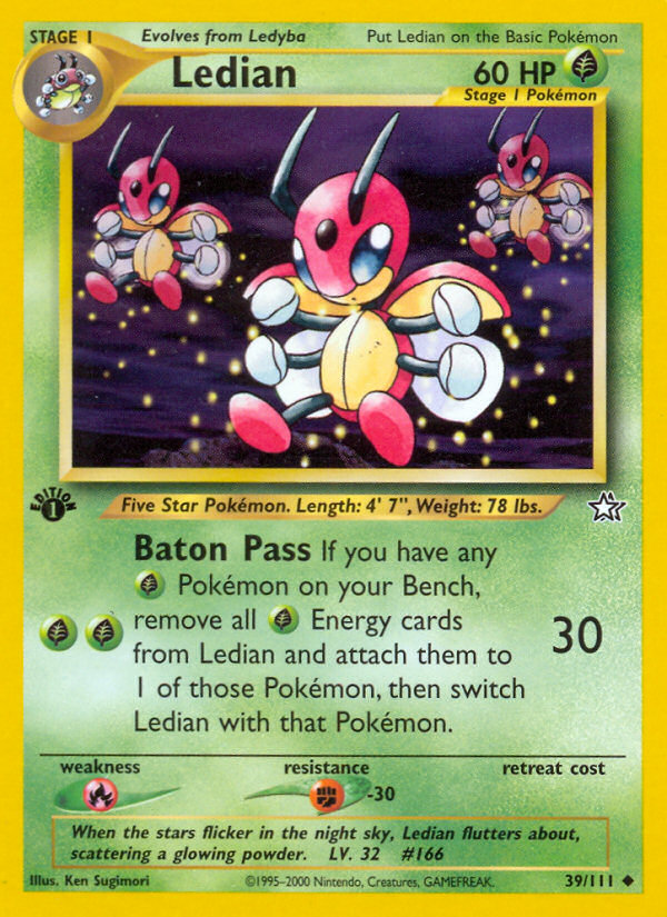 Ledian — illustrated card