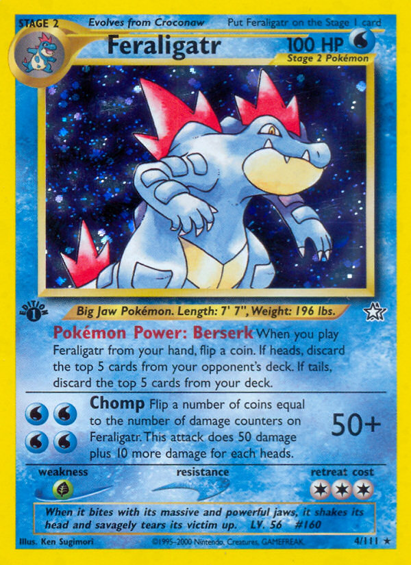 Feraligatr — illustrated card