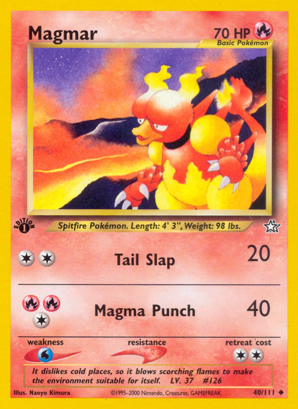Magmar — illustrated card