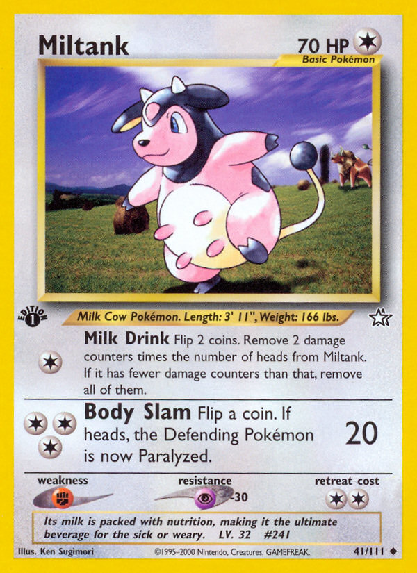 Miltank — illustrated card