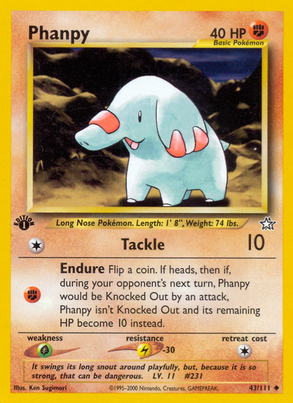Phanpy — illustrated card