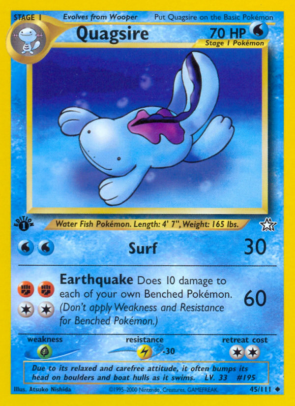 Quagsire — illustrated card