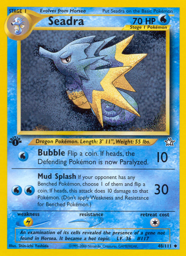 Seadra — illustrated card