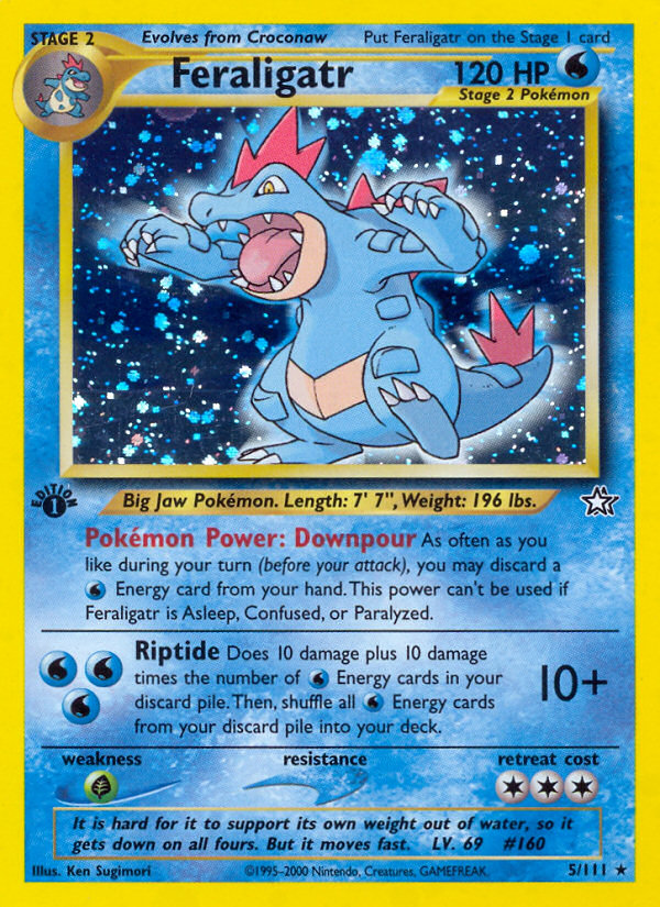Feraligatr — illustrated card