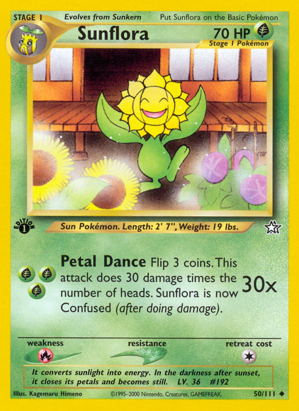 Sunflora — illustrated card