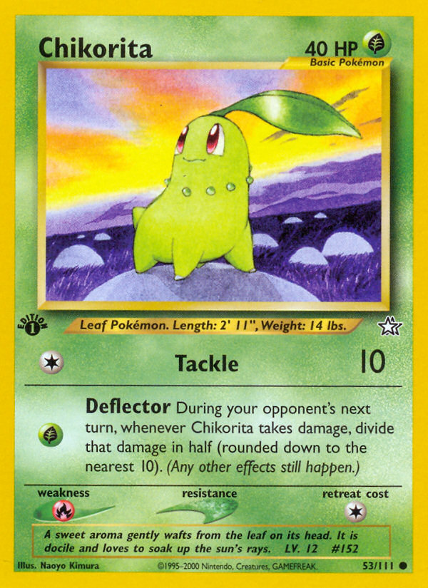 Chikorita — illustrated card