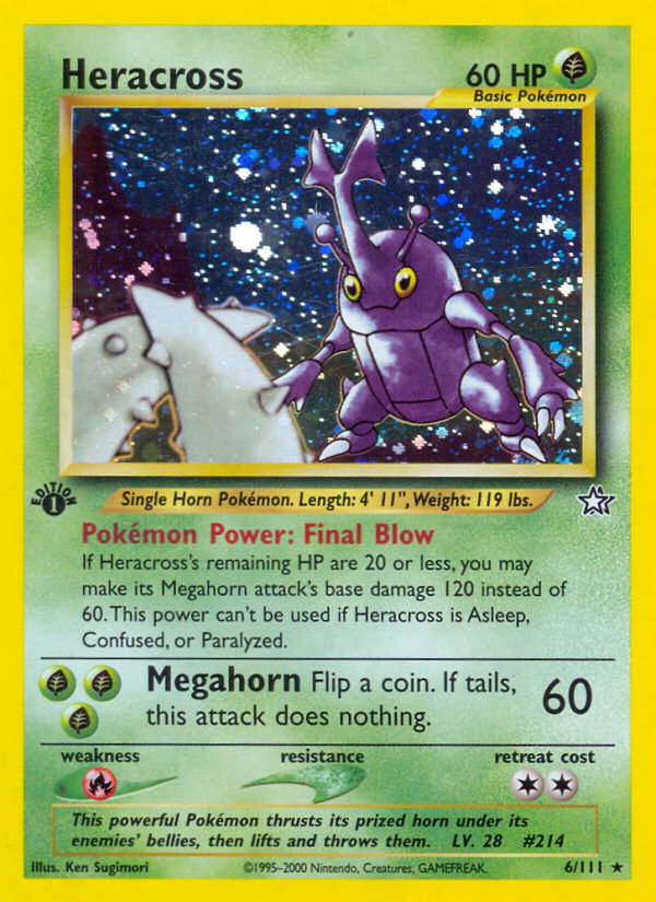 Heracross — illustrated card