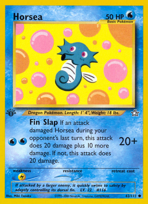 Horsea — illustrated card