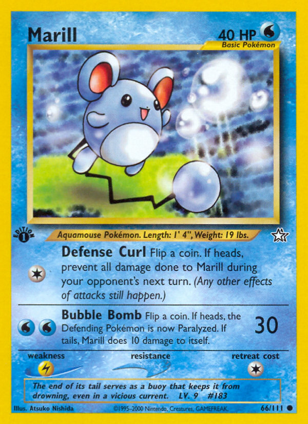Marill — illustrated card