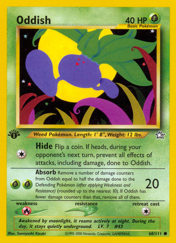 Oddish — illustrated card