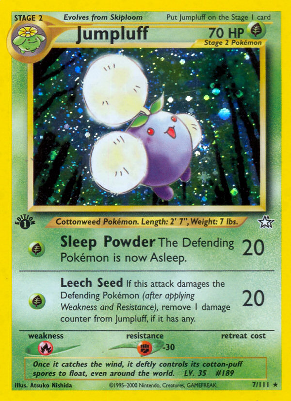 Jumpluff — illustrated card