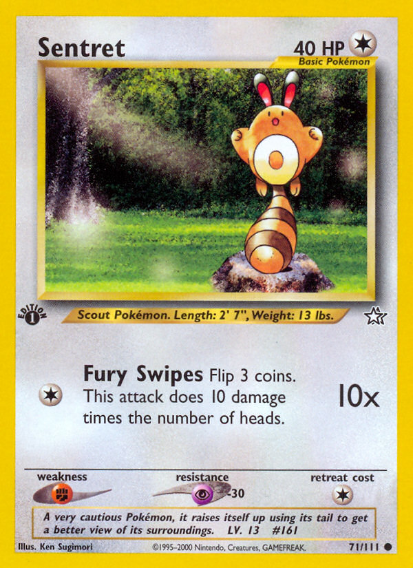 Sentret — illustrated card