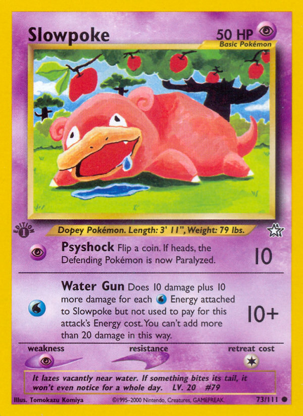 Slowpoke — illustrated card