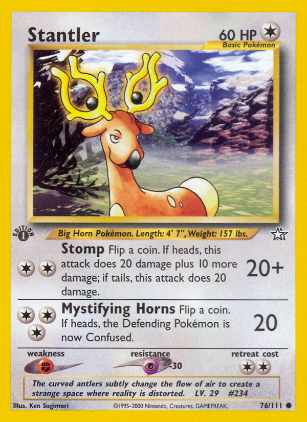 Stantler — illustrated card
