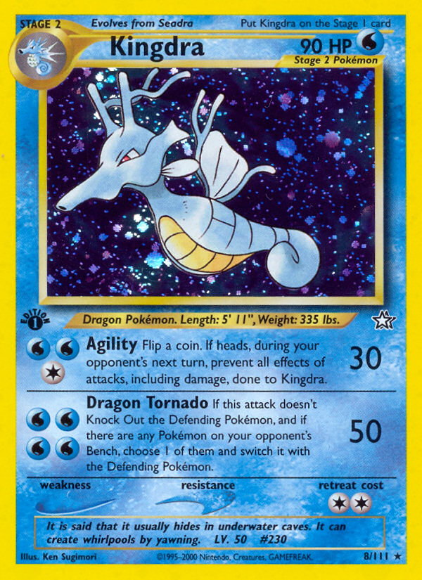 Kingdra — illustrated card