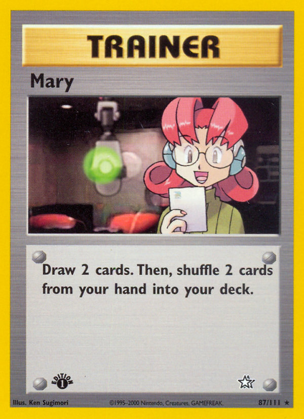 Mary — illustrated card