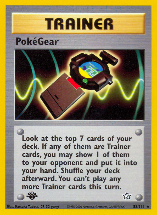 PokéGear — illustrated card