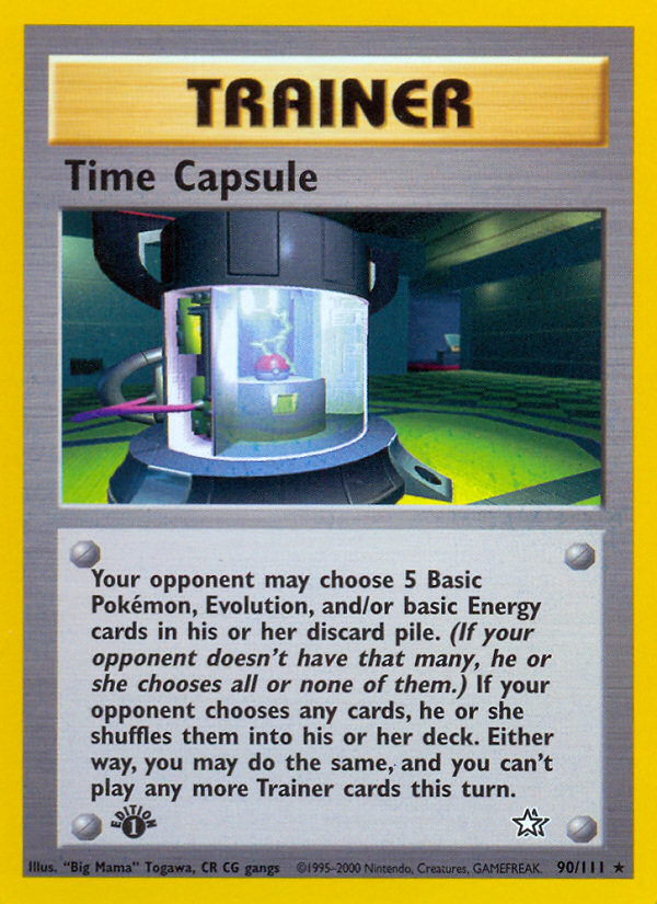Time Capsule — illustrated card
