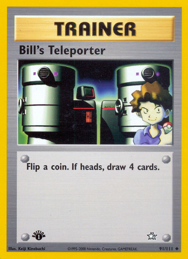 Bill's Teleporter — illustrated card