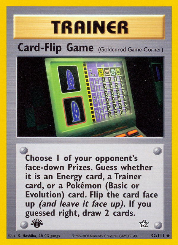 Card-Flip Game — illustrated card