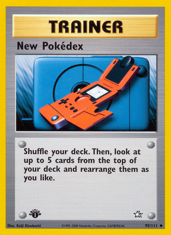 New Pokédex — illustrated card