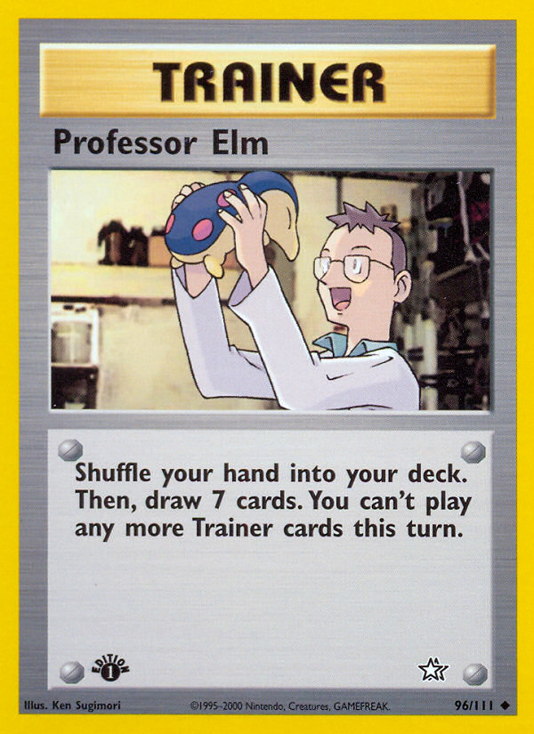 Professor Elm — illustrated card