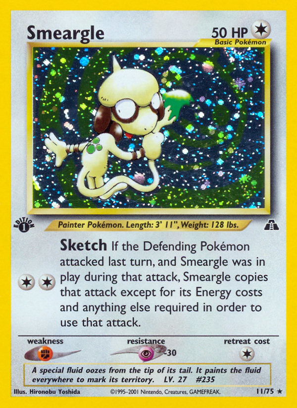 Smeargle — illustrated card