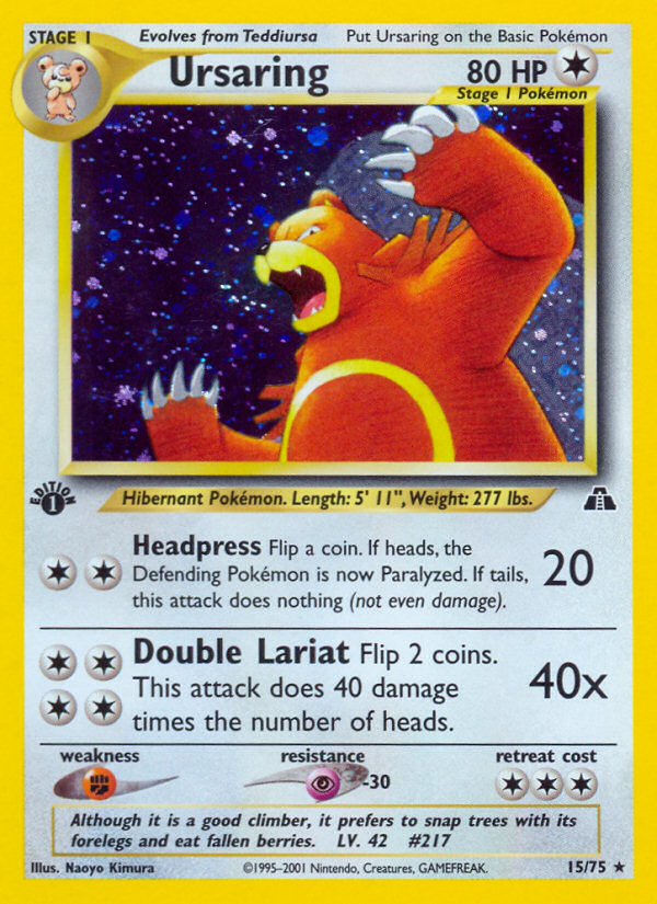 Ursaring — illustrated card