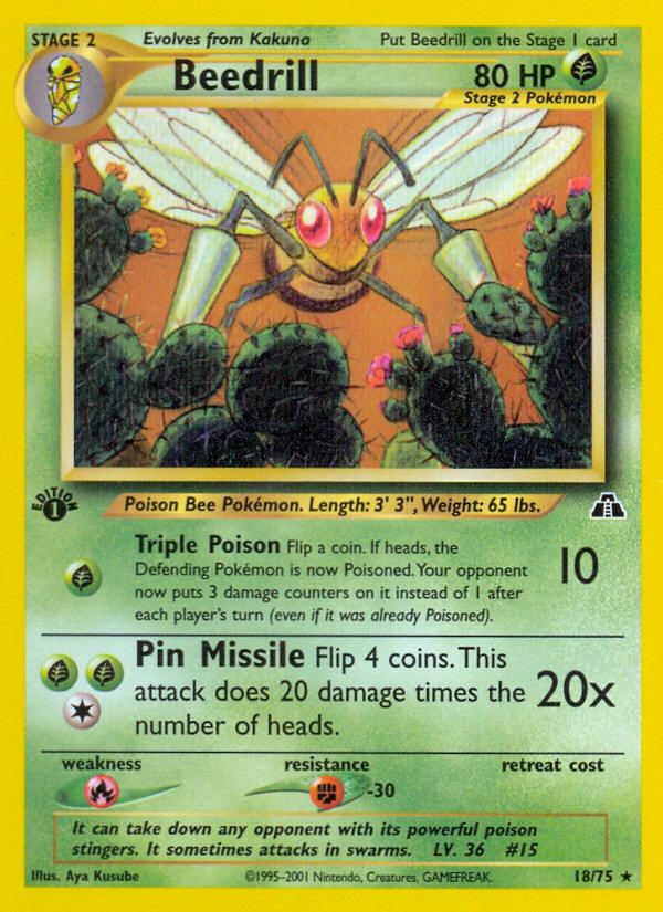 Beedrill — illustrated card